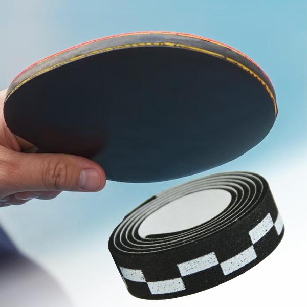 卓球ラケットエッジテープ自己粘着10mmピックルボールパドルエッジテープブラック