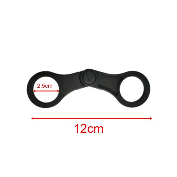 シュノーケルクリップ交換ポータブル柔軟なダイビングソフトシュノーケルキーパーユニセックス黒色 8 型