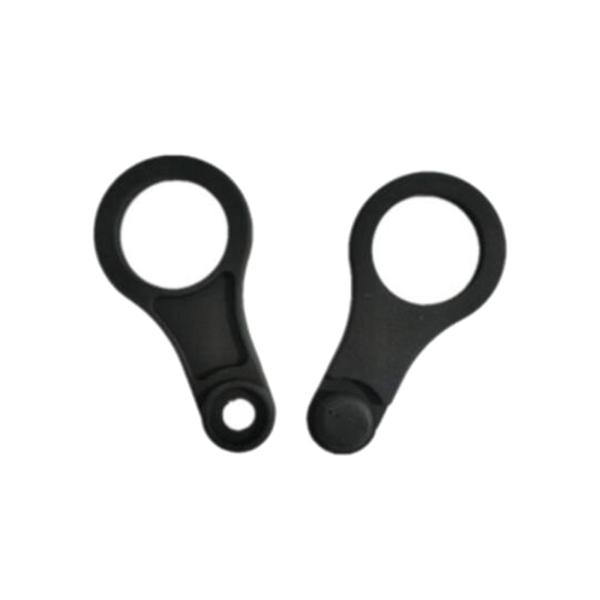 シュノーケルクリップ交換ポータブル柔軟なダイビングソフトシュノーケルキーパーユニセックス黒色 8 型