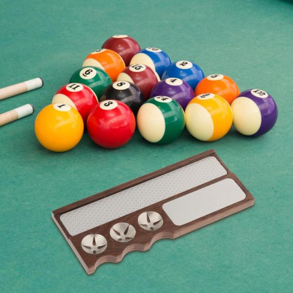 プールキューチップシェイパーサンダープレミアムビリヤードキューチップグラインダースヌーカー用品ダークウッドカラー