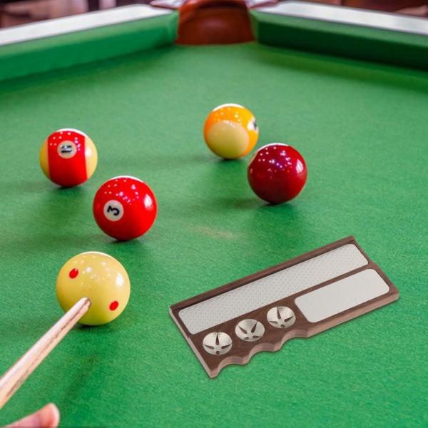 プールキューチップシェイパーサンダープレミアムビリヤードキューチップグラインダースヌーカー用品ダークウッドカラー