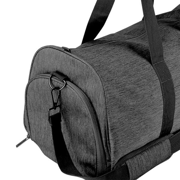ジム スポーツバッグ ナイロン トラベル ダッフル バッグ テニス アウトドア アクティビティ エクササイズ ダークグレー