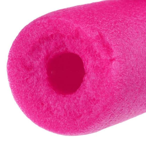 フローティングプールヌードル フレキシブルウォーターゲームフロート コネクタ付き 2.6x59インチ ピンクソリッド