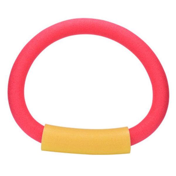 フローティングプールヌードル フレキシブルウォーターゲームフロート コネクタ付き 2.6x59インチ ピンクソリッド