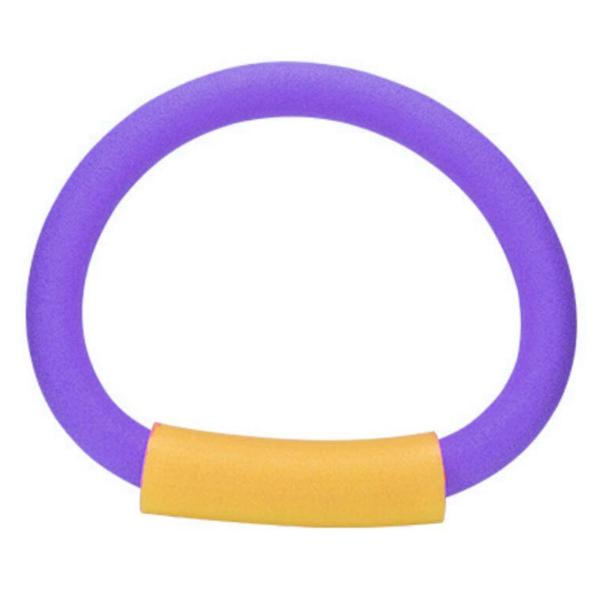 フローティングプールヌードル フレキシブルウォーターゲームフロート コネクタ付き 2.6x59インチ パープルソリッド