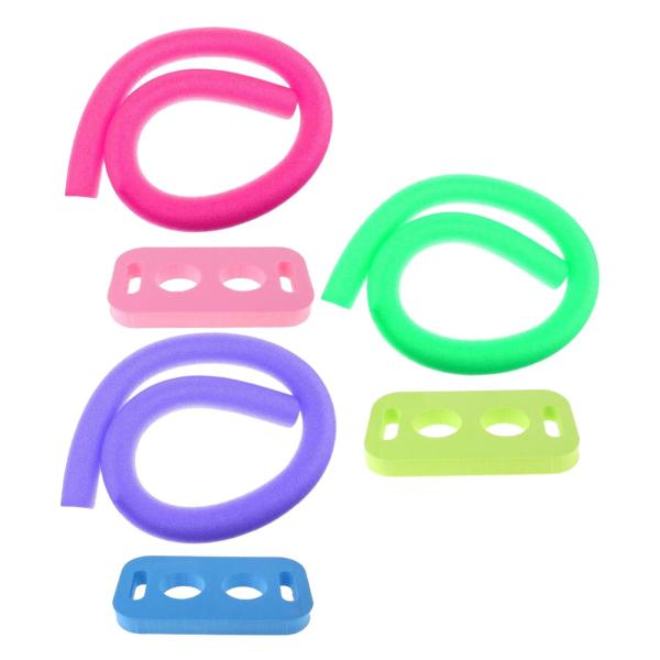 フローティングプール ヌードル 子供 大人用 150cm ウォーターゲーム フロート コネクタ付き グリーン