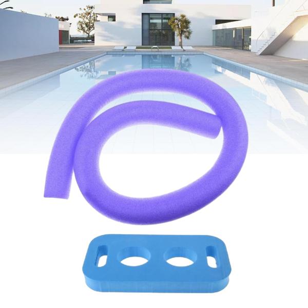 フローティングプール ヌードル 子供 大人用 150cm ウォーターゲーム フロート コネクタ付き パープル