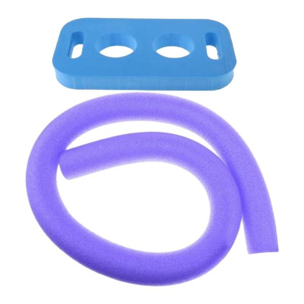 フローティングプール ヌードル 子供 大人用 150cm ウォーターゲーム フロート コネクタ付き パープル