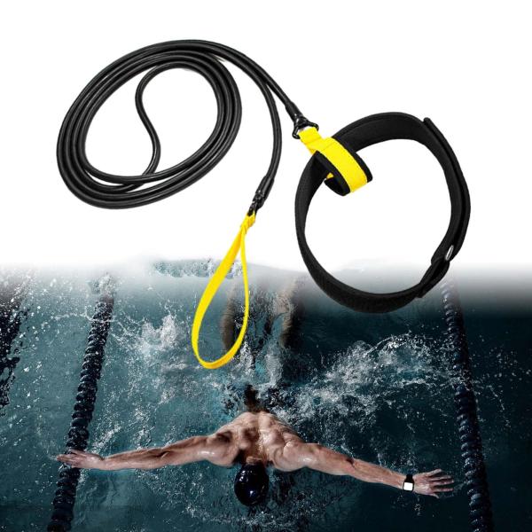 水泳抵抗ベルトプールハーネスデバイス水泳テザー静止水泳ティーンエイジャー