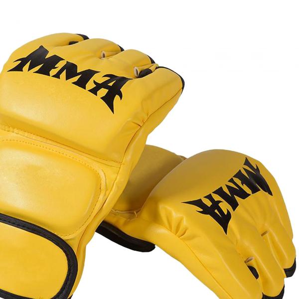 MMA グローブ キックボクシング グローブ ハーフフィンガー ポータブル オープンパームズ 通気性 武道バッグ グローブ パンチングバッグ