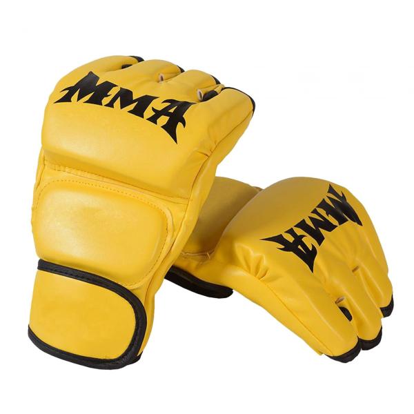 MMA グローブ キックボクシング グローブ ハーフフィンガー ポータブル オープンパームズ 通気性 武道バッグ グローブ パンチングバッグ