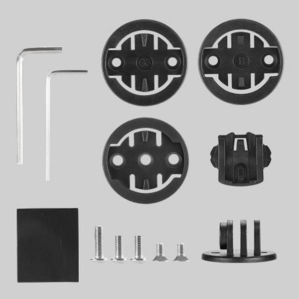 アウトフロント バイク コンピューター マウント ライト マウント バイク コンピューター ホルダー カメラ ホルダー ブラック