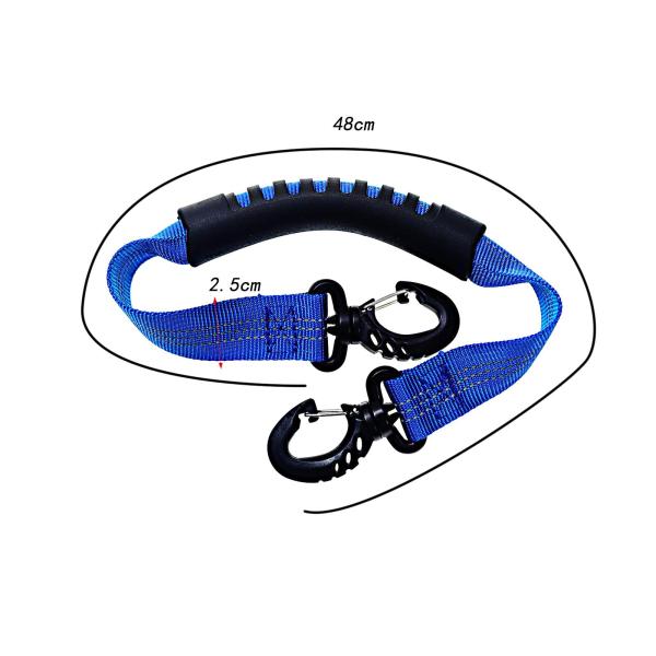 ローラースケートストラップ キャリングスキーブーツキャリアストラップ 屋外スケート子供用 ブルー