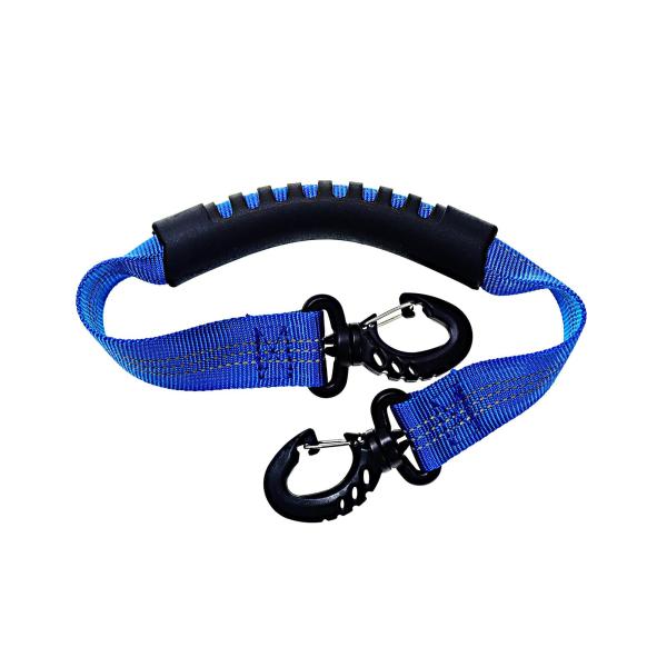 ローラースケートストラップ キャリングスキーブーツキャリアストラップ 屋外スケート子供用 ブルー