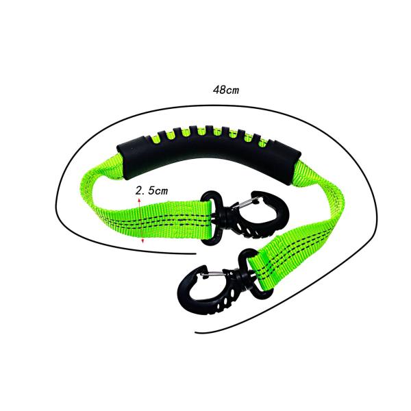 ローラースケートストラップ キャリングスキーブーツキャリアストラップ 屋外スケート子供用 グリーン