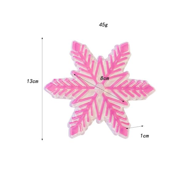 3D スノーフレーク スノーボード ストンプ パッド アクセサリー 摩擦を増加させる 丈夫なピンク