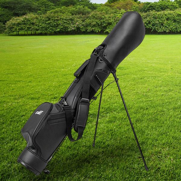 ゴルフスタンドバッグ ポータブル耐摩耗性ゴルフバッグ 7クラブ収納ケース ゴルフクラブバッグ ゴルフトレーニングスポーツアクセサリー用