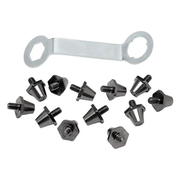 12x サッカーブーツスタッド サッカースタッド 11mm 13mm プロフェッショナルスレッドネジ 直径 5mm 交換用スパイク 屋内屋外