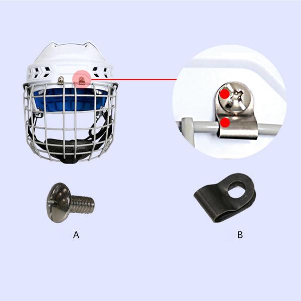 アイスホッケーヘルメット修理スポーツサッカー野球ネジに便利なヘルメットハードウェア