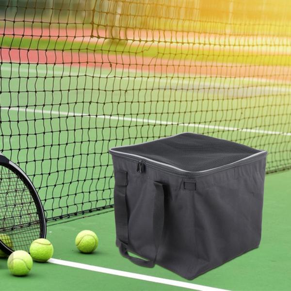 テニスボールカートバッグトートブラック大容量ボールテニスボール
