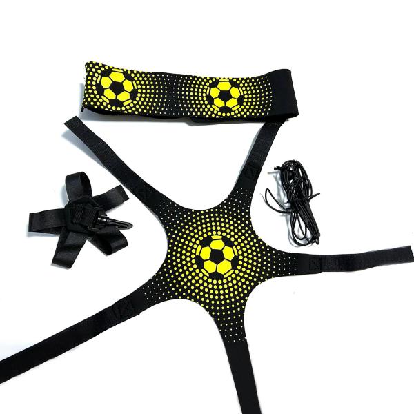 サッカー トレーナー サッカー トレーニング ベルト ユニバーサル ボール 3、4、5 に適合 サッカー トレーニング器具 ソロ サッカー 