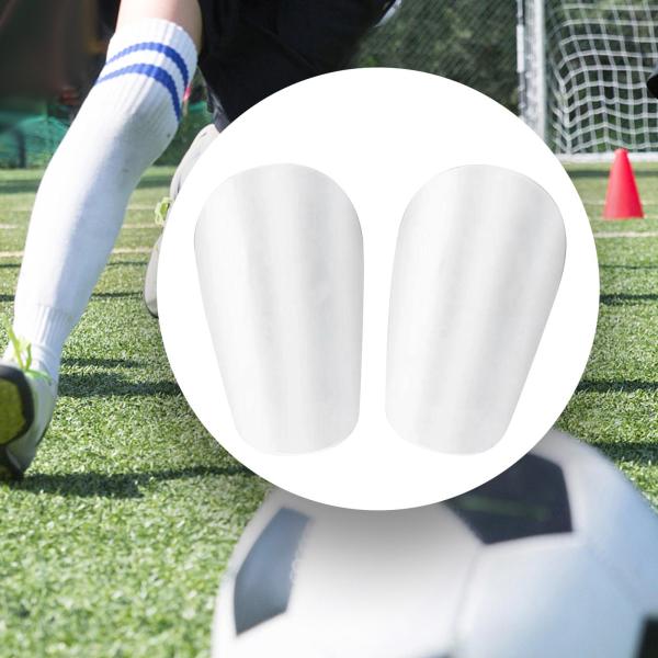 2 個ミニサッカーすね当て保護サッカー用品子供スポーツ S ホワイト 10 センチメートル x 6 センチメートル