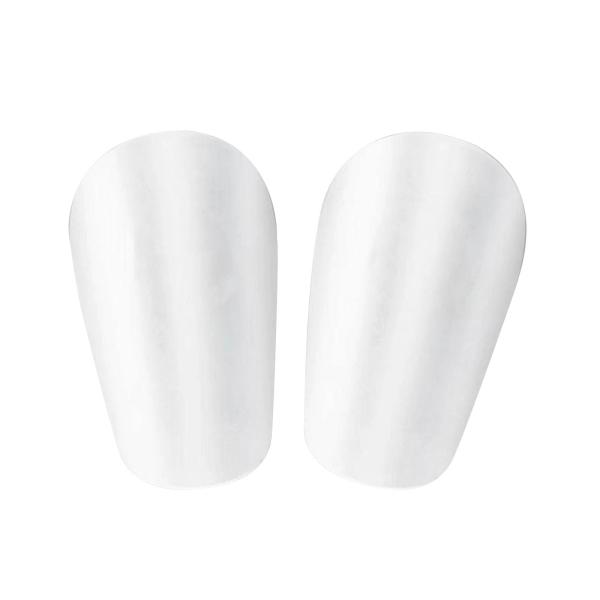 2 個ミニサッカーすね当て保護サッカー用品子供スポーツ S ホワイト 10 センチメートル x 6 センチメートル