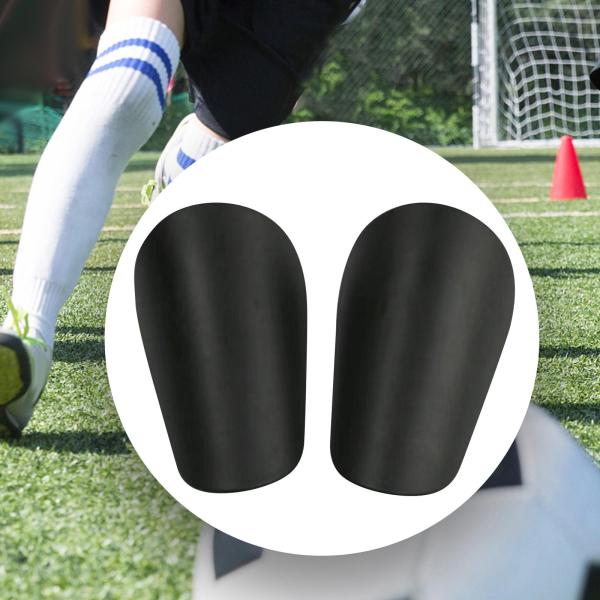 2 個ミニサッカーすね当て保護サッカー用品子供スポーツ S ブラック 10 センチメートル x 6 センチメートル