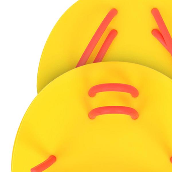 水泳用ハンドパドル グローブ 水生フィットネス 水泳用品 スイムパドル イエロー