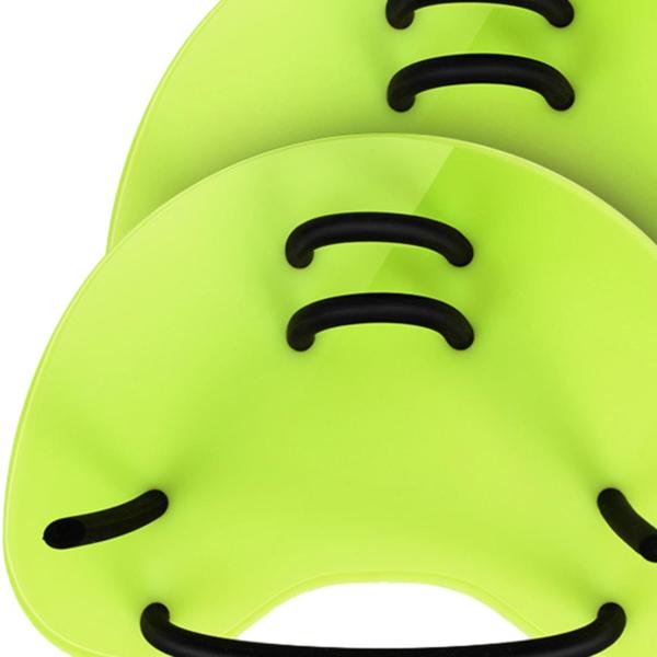 水泳用ハンドパドル グローブ 水生フィットネス 水泳用品 スイムパドル グリーン