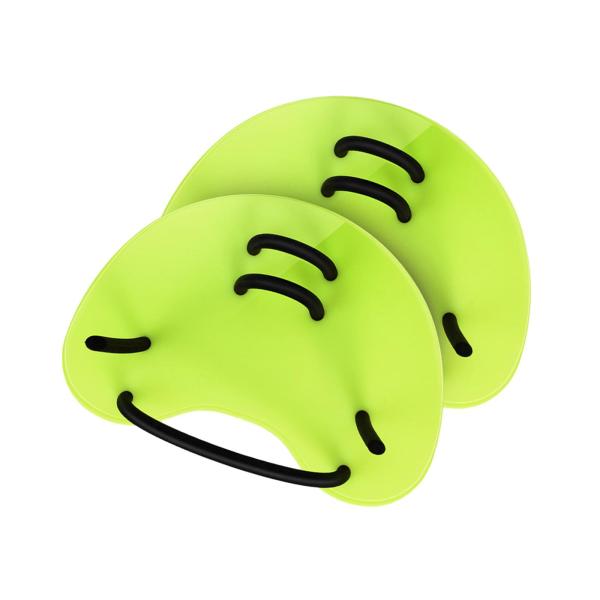 水泳用ハンドパドル グローブ 水生フィットネス 水泳用品 スイムパドル グリーン