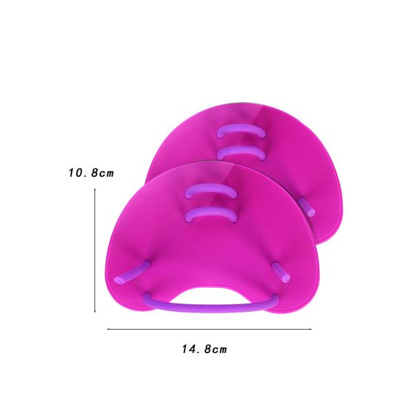 水泳用ハンドパドル グローブ 水生フィットネス 水泳用品 スイムパドル ピンク