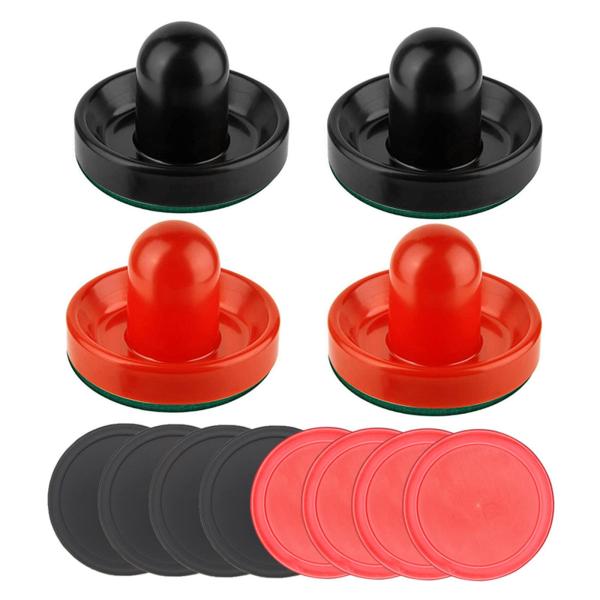 エアホッケープッシャーとパック ホームテーブルホッケー用エアホッケーパドル ファミリースタイルG