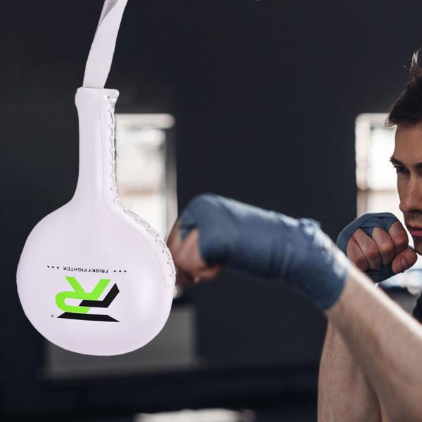 テコンドー キックパッド シングル打撃パッド ターゲット キックボクシング 打撃ターゲット ホワイト