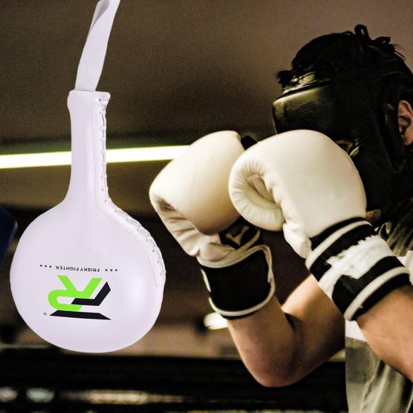 テコンドー キックパッド シングル打撃パッド ターゲット キックボクシング 打撃ターゲット ホワイト