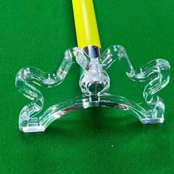 ビリヤードキューブリッジヘッドビリヤードキュースティックブリッジ交換用クリアビリヤードアクセサリーポールラックレスト競技用ホーム