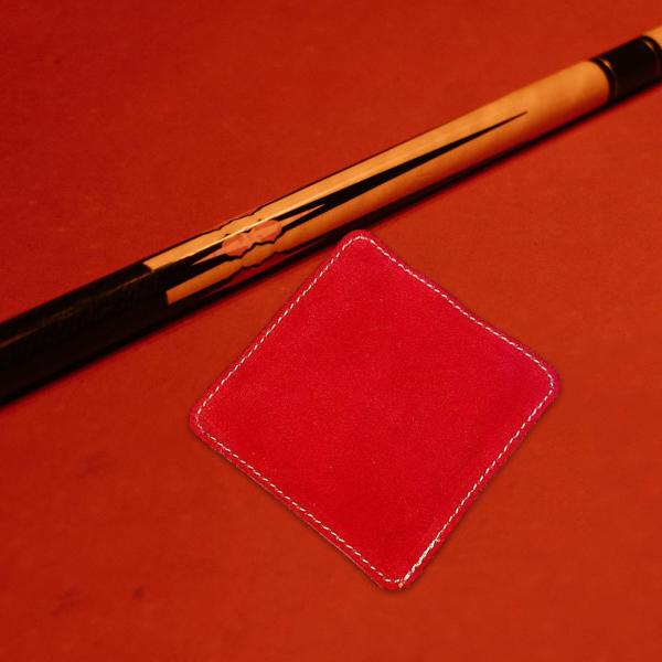 レッド ビリヤードキュークリーナー ポータブルビリヤードキュータオル プールキュークリーンタオル