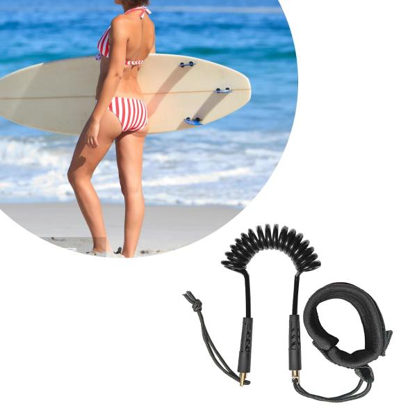 ブラック サーフボードリーシュ サーフボード リーシュ スタンドアップ パドルボード リーシュ