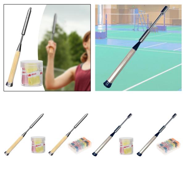 4テープでサイレント バドミントンスイングトレーナー バドミントンラケットスイングトレーナートレーニングツール