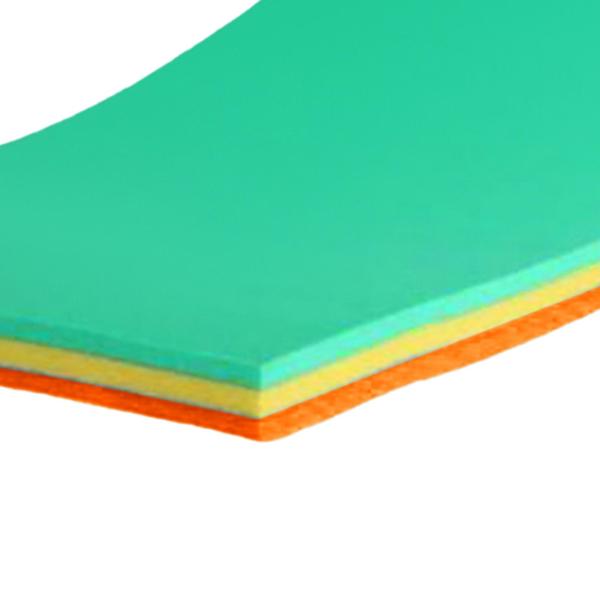 ウォーターフロートマット 3層ウォーターブランケット フロートマットレス ボート 湖 川用 イエロー グリーン オレンジ