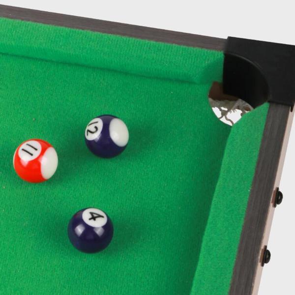 子供用ビリヤードテーブルセットゲームおもちゃ耐久性のあるチョーク、ラッキングトライアングルレジャータイム卓上ビリヤードデスクトップスヌーカー親子用