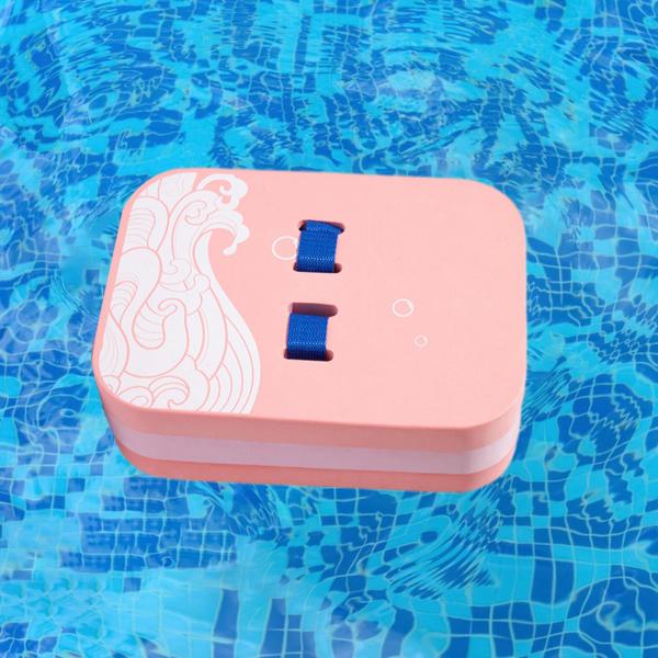 バックフロート プールエクササイズ器具 防水 水泳トレーナー 厚手水泳フォーム ピンク 20x8x27cm