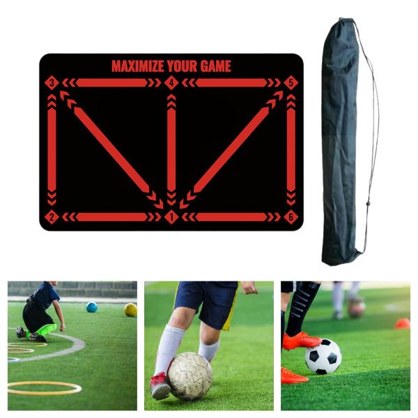 サッカー  トレーニング マット カーペット サッカー トレーニング マット 家庭用 子供用 レッド