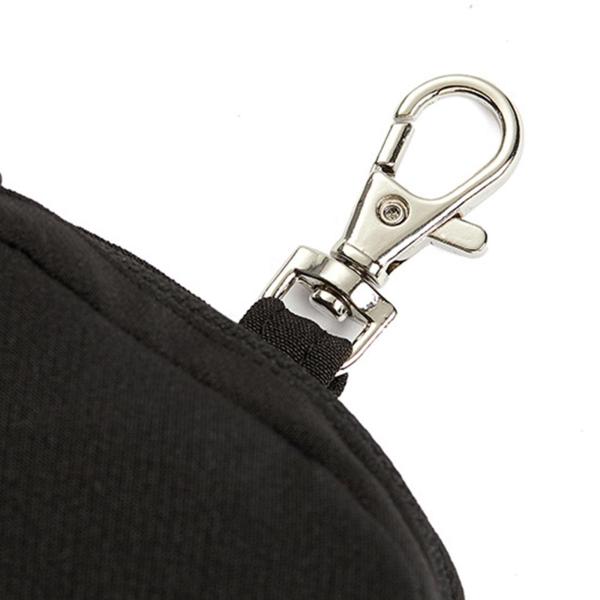 ゴルフボールウエストバッグ収納容器ゴルフ収納ポケットスポーツアウトドア用ブラック