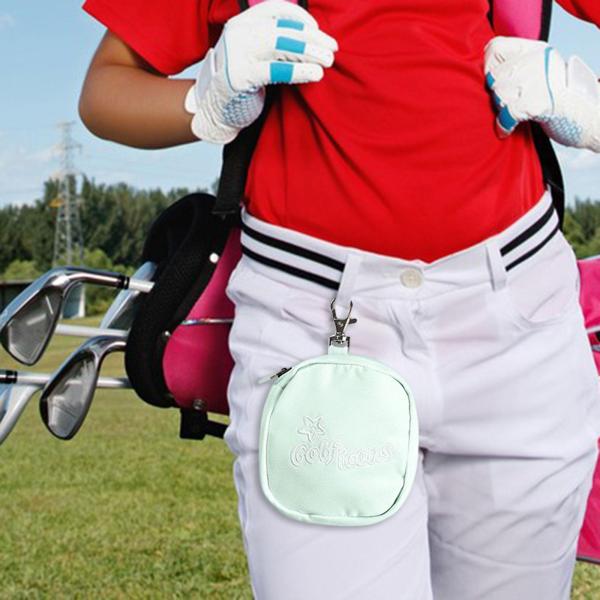 ゴルフボールウエストバッグ収納容器ゴルフ収納ポケットスポーツアウトドア用グリーン