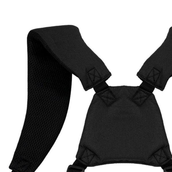 ゴルフバッグショルダーストラップ ユニバーサル 防水 調節可能 ゴルフバッグアクセサリー ブラック