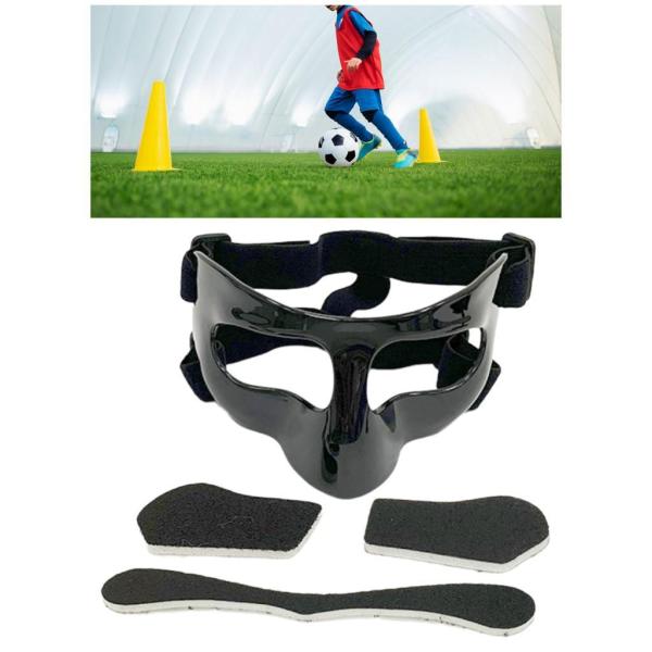 バスケットボールマスク スポーツフェイスシールドマスク 運動トレーニング ソフトボール サッカー 17cmx10cm