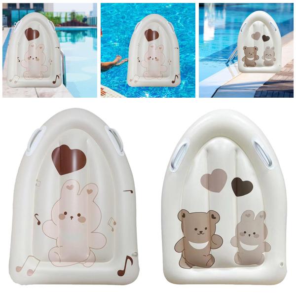 子供用インフレータブルサーフボード 休暇用 スイミングプール 水遊び ウサギ