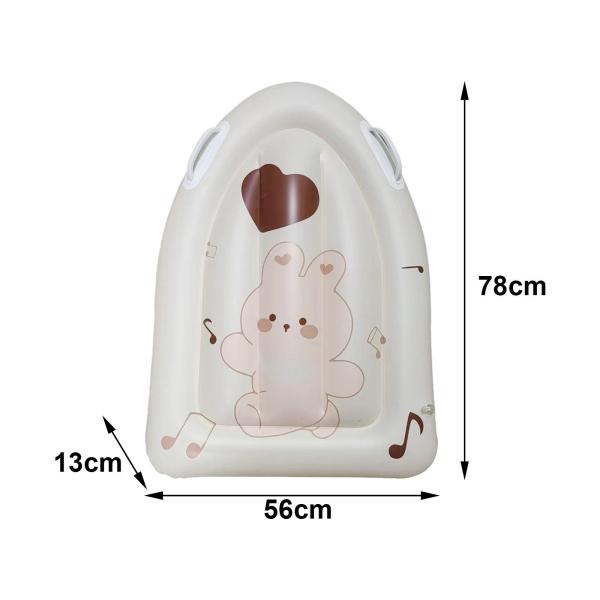 子供用インフレータブルサーフボード 休暇用 スイミングプール 水遊び ウサギ