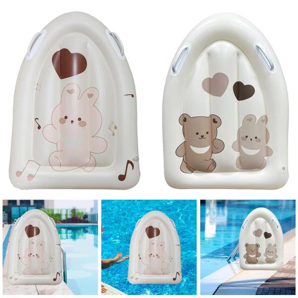 子供用インフレータブルサーフボード 休暇用 スイミングプール 水遊び ウサギ